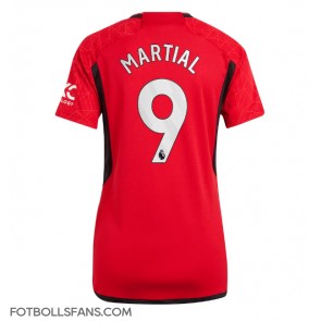Manchester United Anthony Martial #9 Replika Hemmatröja Damer 2023-24 Kortärmad